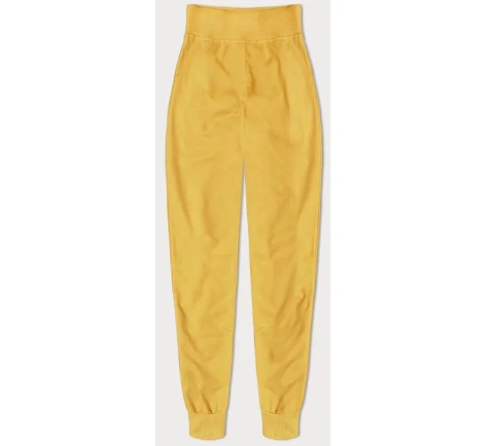 Tenké žluté teplákové kalhoty model 21427435 - J.STYLE