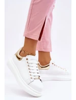 Dámská sportovní obuv GOE LL2N4011 Bílá a zlatá Dámská sportovní obuv GOE LL2N4011 Bílá a zlatá