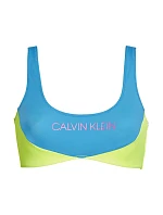 Vrchní díl plavek KW0KW00898-CEU modrožlutá - Calvin Klein