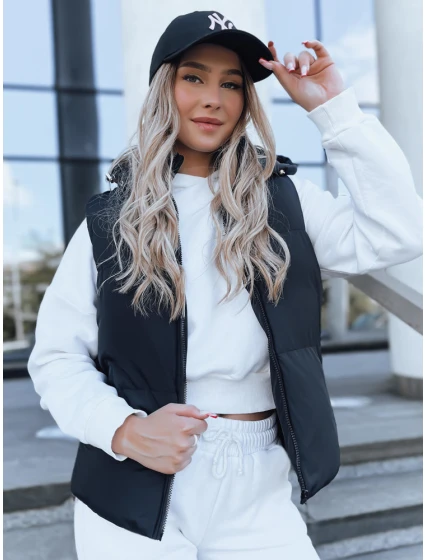 Dámská prošívaná vesta černá Dstreet model 21970319 - FashionStreet