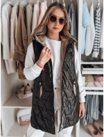 Dámská přechodná prošívaná vesta černá Dstreet model 21984314 - FashionStreet