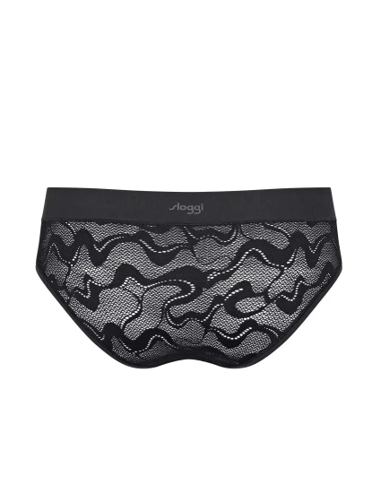 Dámské kalhotky GO Allround Lace Hipster - BLACK - černé 0004 - SLOGGI