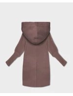 Bunda přehoz přes oblečení typu alpaka v barvě  s kapucí model 21479156 - MADE IN ITALY