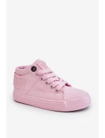 Dětské klasické vysoké tenisky Big Star model 21609028 růžové - Big Star Shoes Dětské klasické vysoké tenisky Big Star model 21609028 růžové - Big Star Shoes