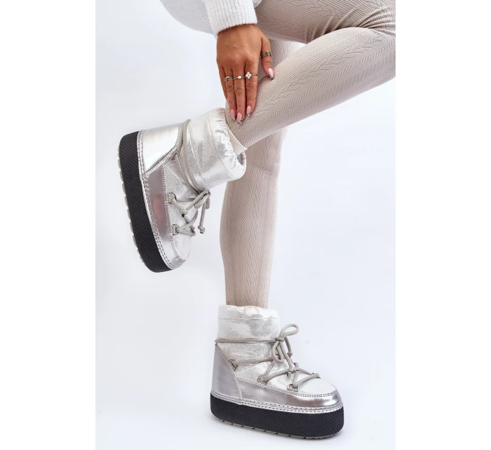 Dámské zimní boty se šněrováním model 21644972 - Boto Dámské zimní boty se šněrováním model 21644972 - Boto