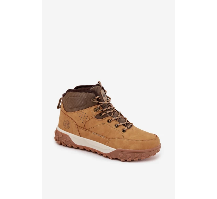 Pánské zimní boty Traper s vyhříváním Lee Cooper LCJ-25-01-3726 Camel