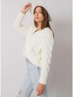 Sweter LC SW model 21294256 ecru - FPrice Sweter LC SW model 21294256 ecru - FPrice