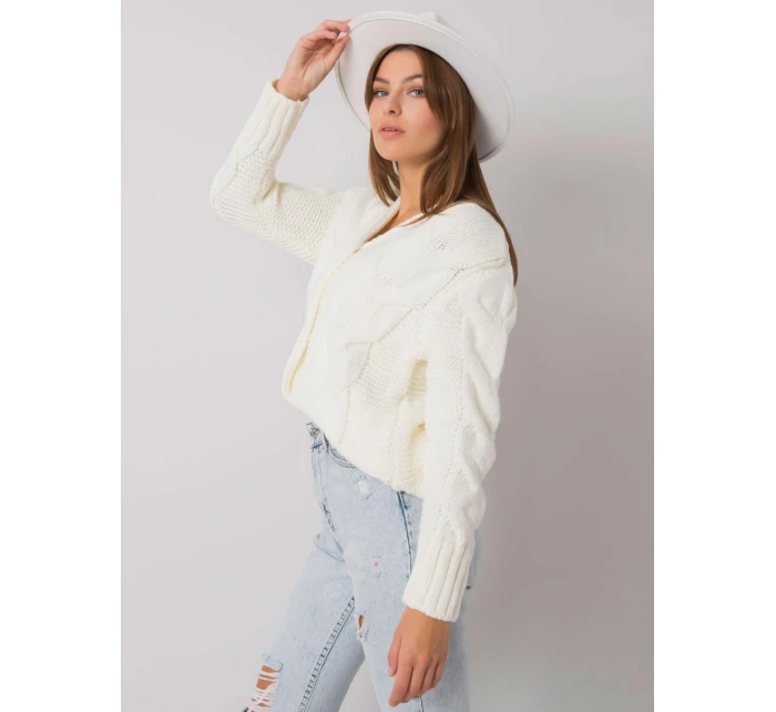 Sweter LC SW model 21294256 ecru - FPrice Sweter LC SW model 21294256 ecru - FPrice