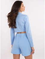 Spódnica MI SD model 20831801 jasny niebieski - FPrice Spódnica MI SD model 20831801 jasny niebieski - FPrice