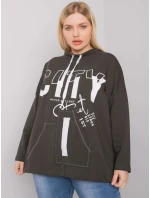 Mikina RV BL 7166.78P tmavá khaki Mikina RV BL 7166.78P tmavá khaki