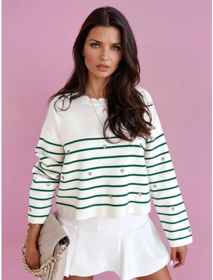 Dámský svetr VELORIA zelený MY2027