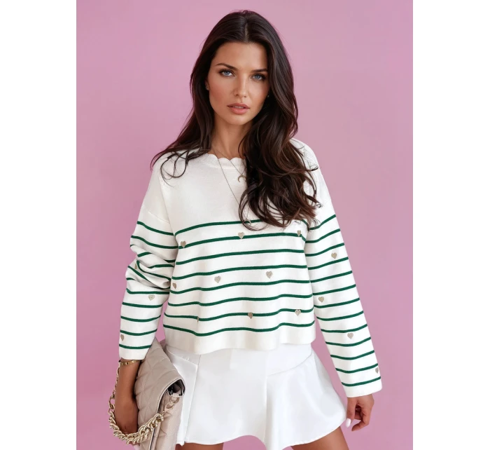 Dámský svetr VELORIA zelený MY2027