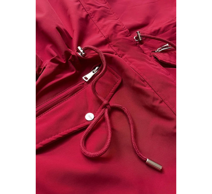 Oboustranná dámská bunda v bordó barvě model 16150967 - S'WEST