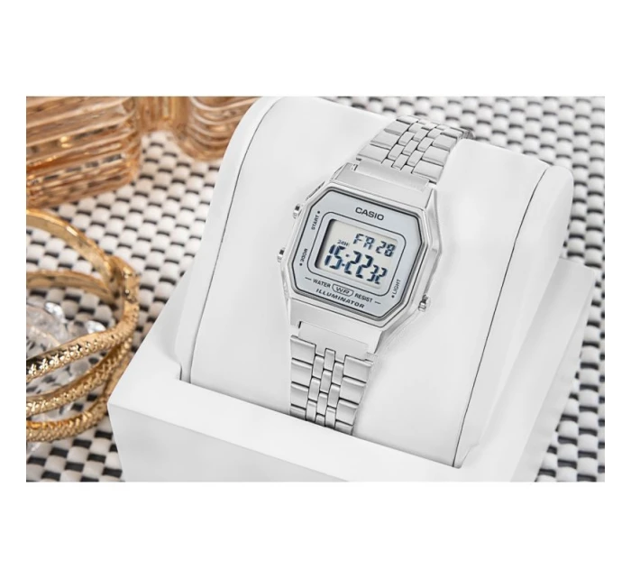 Dámské hodinky CASIO LA680WA-7DF + BOX