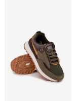 Pánské Sportovní Boty Sneakers Big Star RR174280 HI-POLY SYSTEM Tmavě Zelené