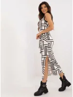 Sukienka LK SK model 20463720 ecru - FPrice Sukienka LK SK model 20463720 ecru - FPrice