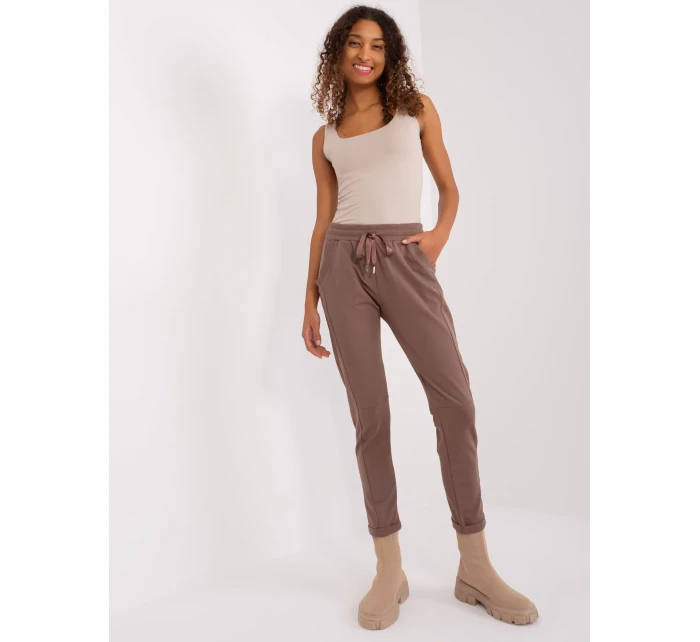 Spodnie dresowe RV DR model 19381360 brązowy - FPrice Spodnie dresowe RV DR model 19381360 brązowy - FPrice
