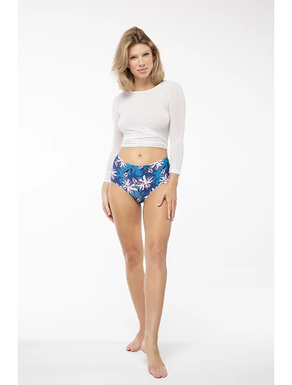 Dámské kalhotky Simple Maxi modré s  model 22076995 - Julimex