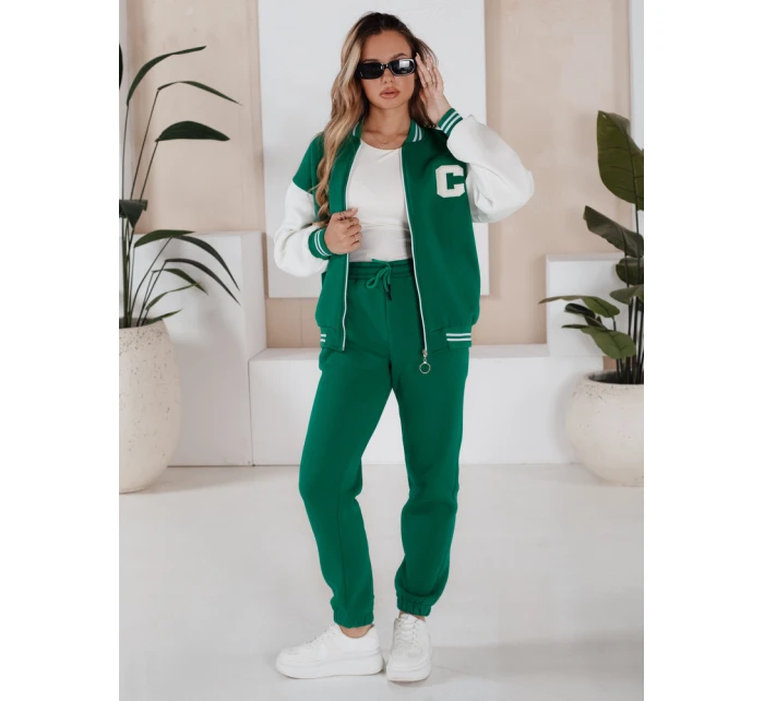 Dámská zelená tepláková souprava CELIA FashionStreet AY0772