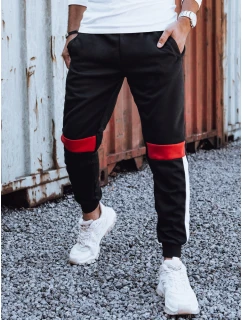 Pánské tepláky se stahovací šňůrkou černé Dstreet model 21980082 - FashionStreet