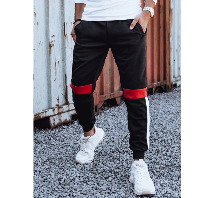 Pánské tepláky se stahovací šňůrkou černé Dstreet model 21980082 - FashionStreet Pánské tepláky se stahovací šňůrkou černé Dstreet model 21980082 - FashionStreet