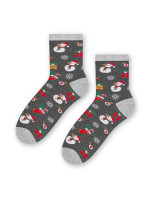 Dámské vánoční ponožky Steven art.136 35-40