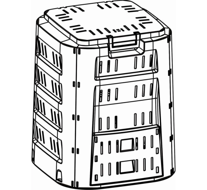 COMPOGREEN GARDEN COMPOSTER 220L PROSPERPLAST dětské