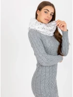 Tunelová šála AT KM model 21370601 bílá - FPrice Tunelová šála AT KM model 21370601 bílá - FPrice