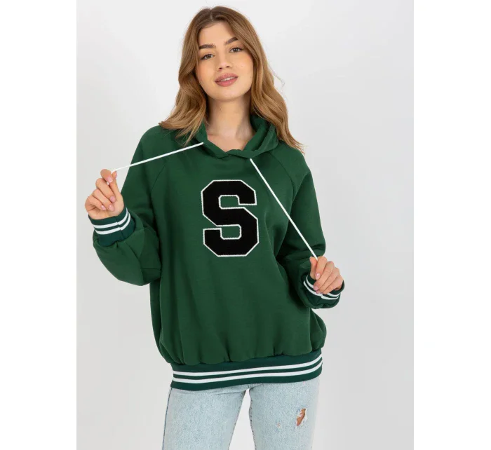 Mikina RV BL 8372.04P tmavě zelená