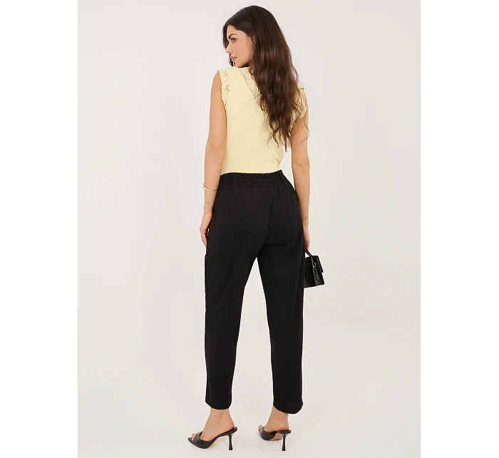 Spodnie RV SP model 22109712 czarny - FPrice Spodnie RV SP model 22109712 czarny - FPrice