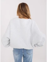 WT BL mikina A1455.87 světle šedá