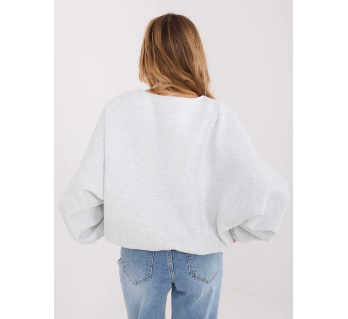 WT BL mikina A1455.87 světle šedá