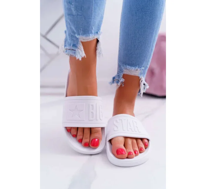 Dámské pantofle Big Star - bílé Dámské pantofle Big Star - bílé