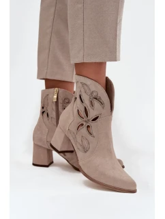 Boty na podpatku  model 219133 Step in style