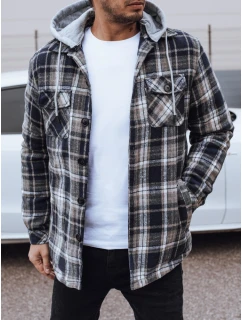 Pánská bunda s kapucí tmavě modrá Dstreet model 21982344 - FashionStreet