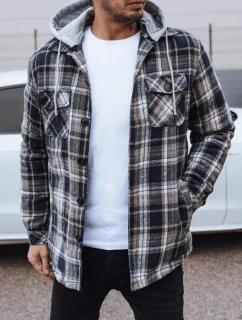 Pánská bunda s kapucí tmavě modrá FashionStreet TX4959