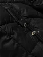 Černá dámská zimní bunda s ozdobnými kapsami J Style (5M3257-392) Černá dámská zimní bunda s ozdobnými kapsami J Style (5M3257-392)