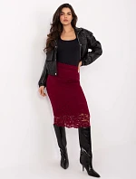 Sukně MI SD G9139.33 bordó