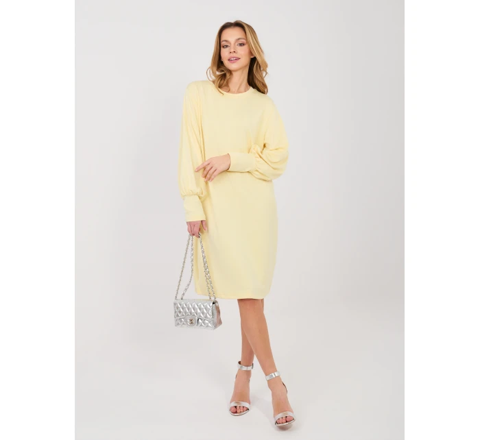 Sukienka RV SK model 22013793 jasny żółty - FPrice