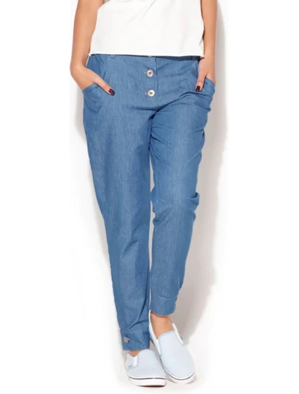 Kalhoty dámské model 20159640 světle modré - Katrus