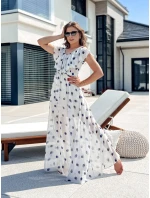 maxi šaty světle šedé Dstreet model 21978071 - FashionStreet