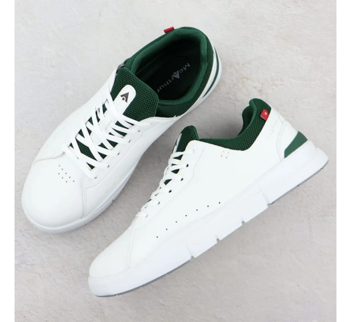 McArthur MC19 pánská bílá kožená sportovní polobotka