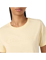 Koszulka damska Champion Short Sleeve żółta 119125 YS175 Koszulka damska Champion Short Sleeve żółta 119125 YS175