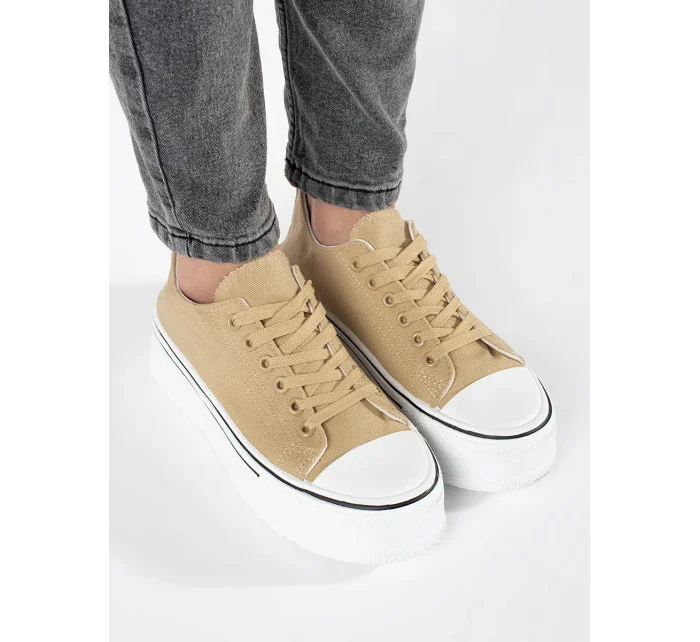 Trendy hnědé tenisky dámské platforma Trendy hnědé tenisky dámské platforma