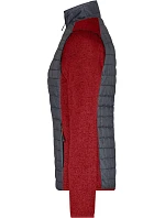 Daiber JN 741 Dámská pletená hybridní bunda 02.0741 red melange/anthracite melange Daiber JN 741 Dámská pletená hybridní bunda 02.0741 red melange/anthracite melange