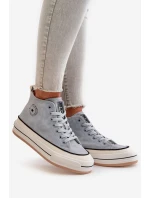 Zateplené Dámské Tenisky Na Platformě Eko Kůže Big Star model 21669567 Modré - Big Star Shoes Zateplené Dámské Tenisky Na Platformě Eko Kůže Big Star model 21669567 Modré - Big Star Shoes