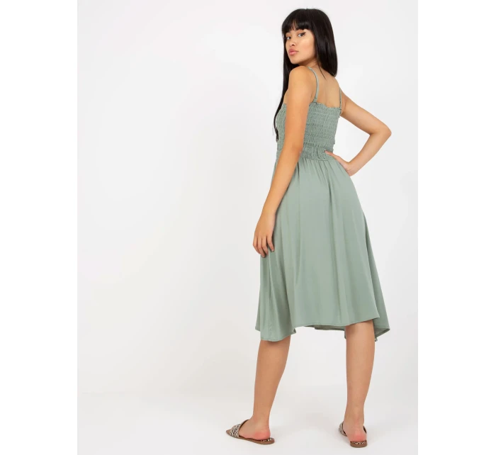 Sukienka model 21156163 pistacjowy - FPrice Sukienka model 21156163 pistacjowy - FPrice