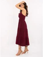 Šaty MI SK 62200.76 bordó Šaty MI SK 62200.76 bordó