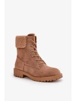 Dámské Zateplené Kotníkové Boty Workery Na Zip Hnědé Mivael Dámské Zateplené Kotníkové Boty Workery Na Zip Hnědé Mivael