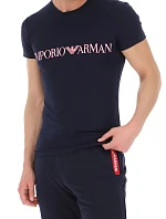 Pánské tričko 111035 1P516 00135 námořnická modrá - Emporio Armani